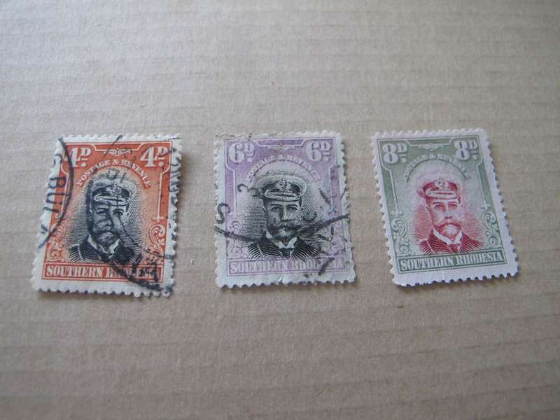 Southern Rhodesia - 1924 - King George V - Part set Used